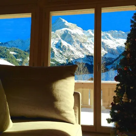 Cozy Scenic Family Gstaad Glacier 3000 Dom wakacyjny Gsteig
